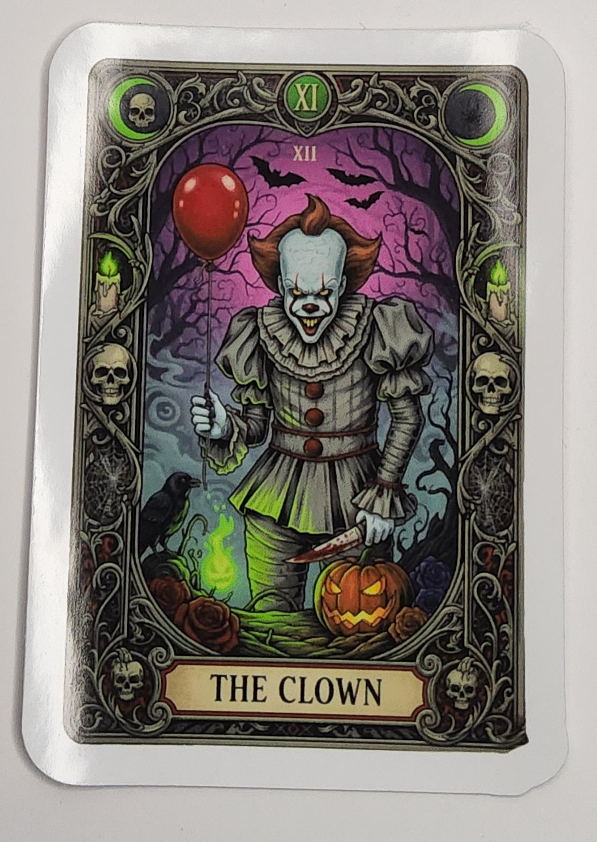 Cute Clown Waterproof Vinyl Sticker – Aesthetic Laptop & Water Bottle Decal