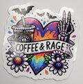 Cute Coffee Waterproof Vinyl Sticker – Aesthetic Laptop & Water Bottle Decal