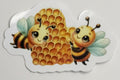 Cute Bumble Bee Waterproof Vinyl Sticker – Aesthetic Laptop & Water Bottle Decal
