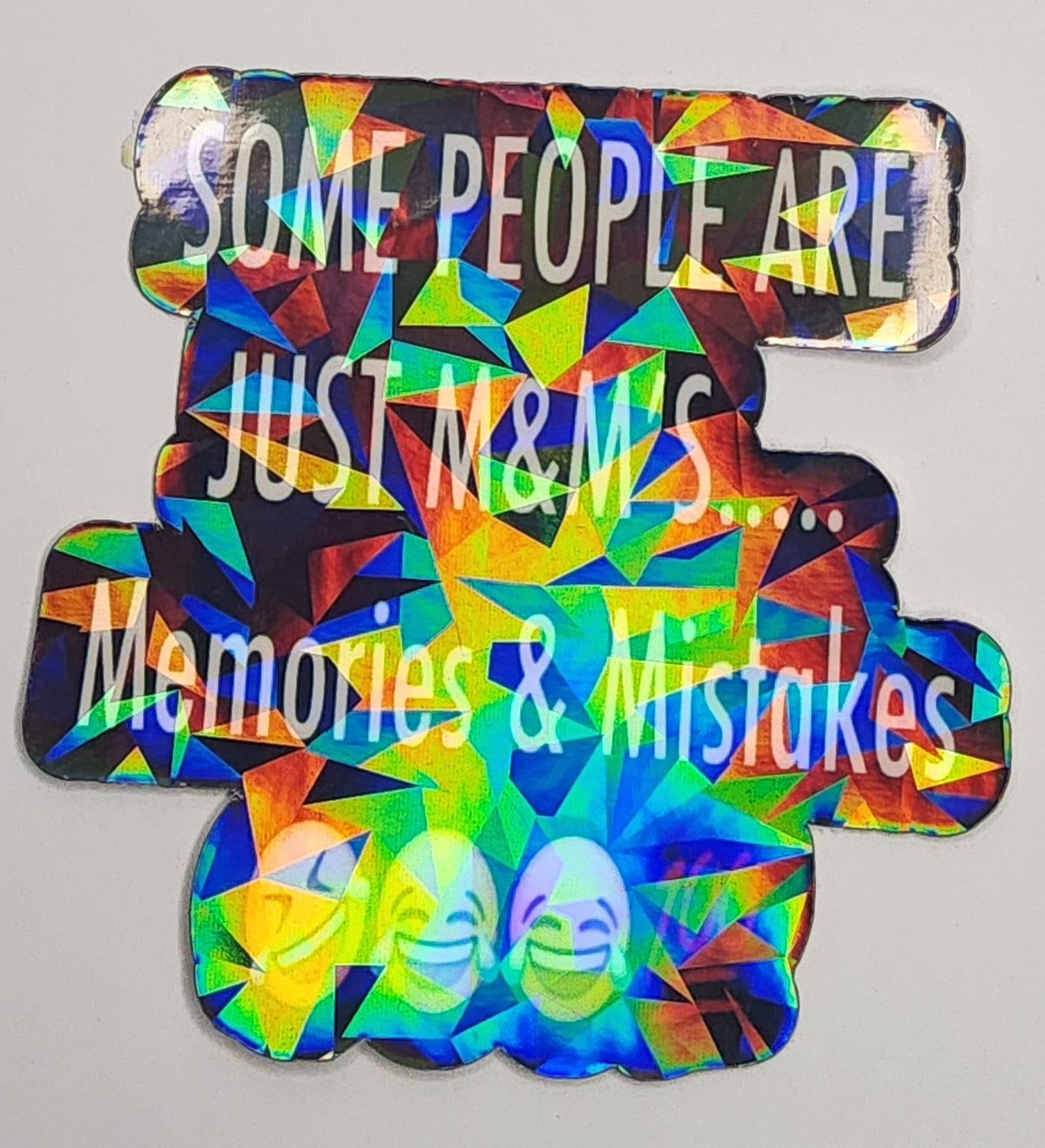 Cute Some People Re M&M'S Waterproof Vinyl Sticker – Aesthetic Laptop & Water Bottle Decal