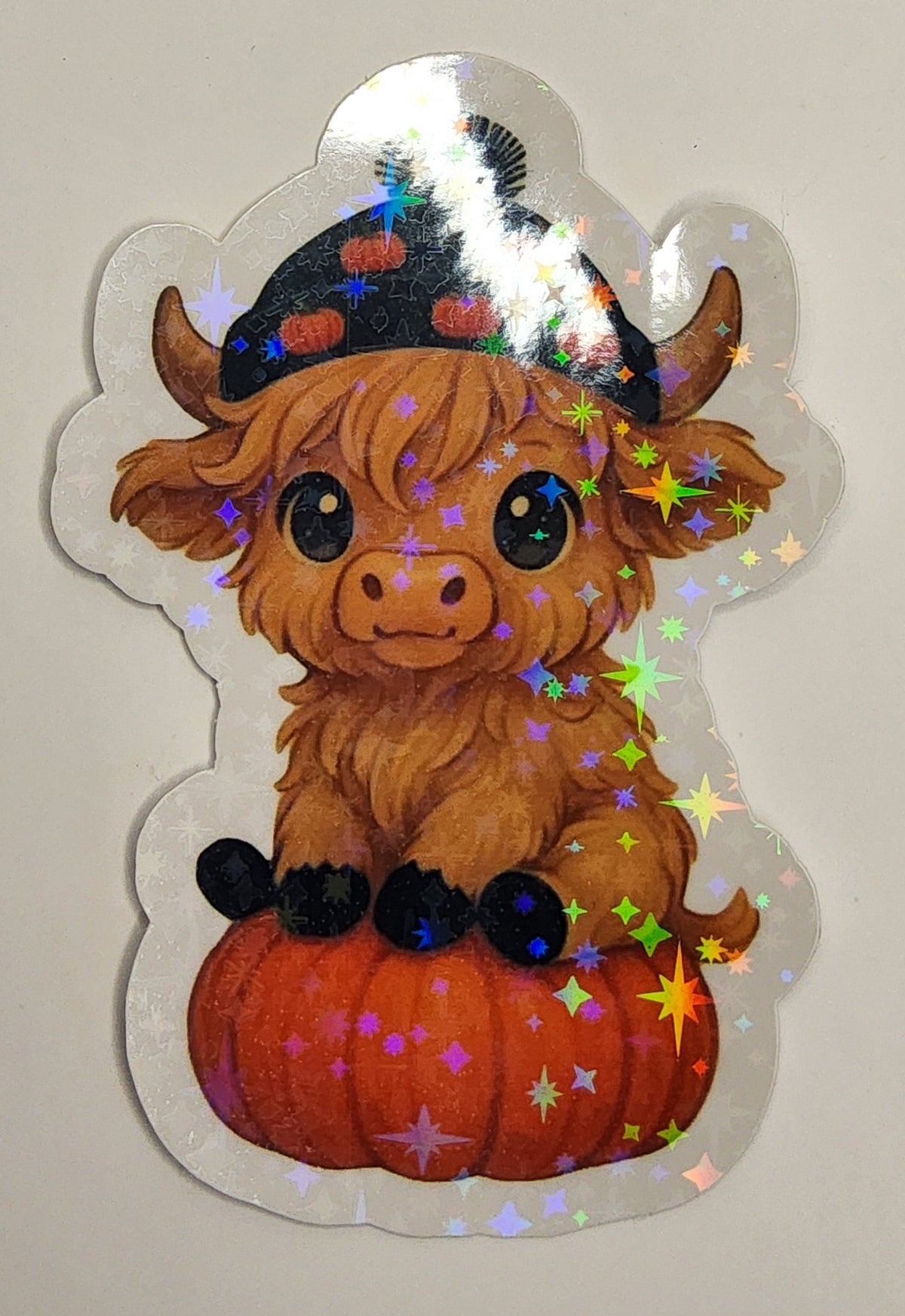 Cute Baby Cow Waterproof Vinyl Sticker – Aesthetic Laptop & Water Bottle Decal